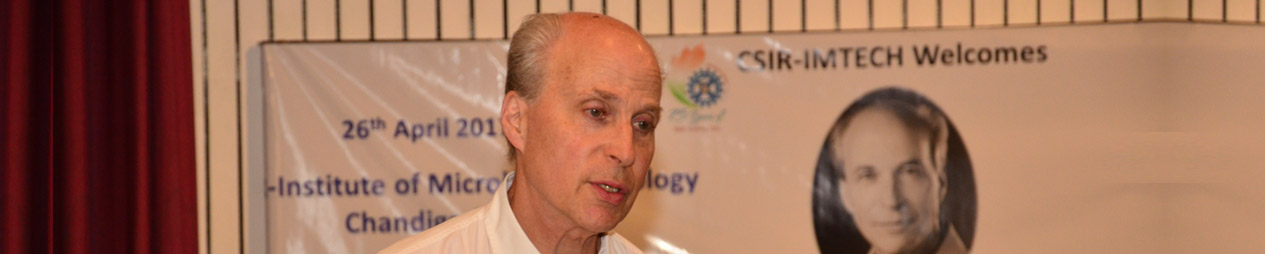 Nobel Laureate Prof. Roger D Kornberg visit at CSIR-IMTECH