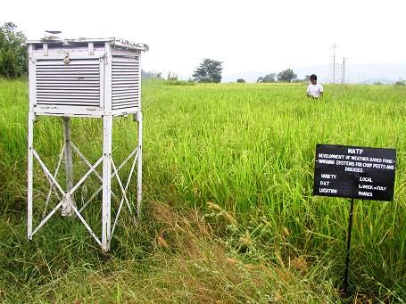 Thermohygrograph at Farmers' fields