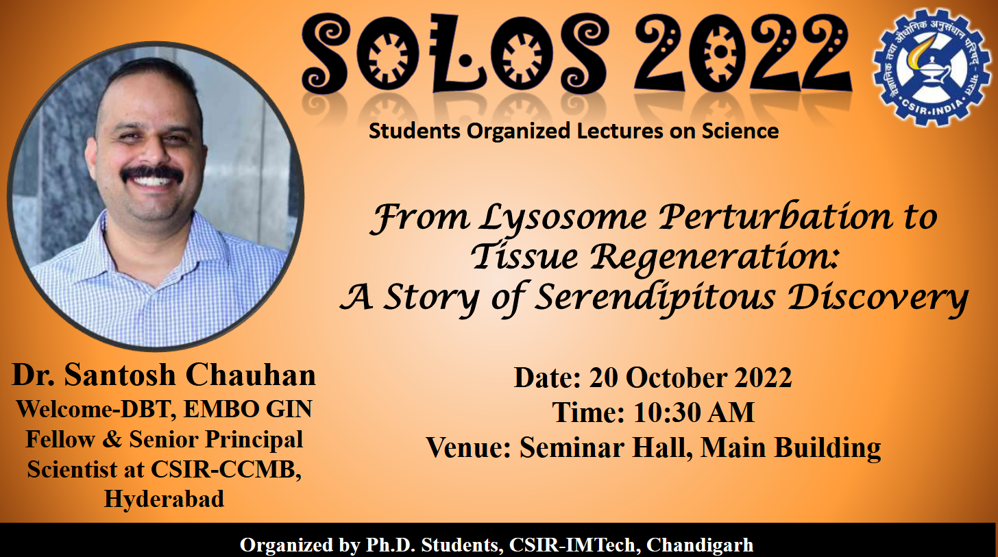 Student Organized Lectures On Science (SOLOS) 2022 Series