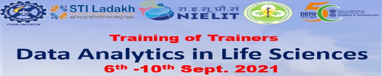 Training of Trainers on 'Data Analytics in Life Sciences'