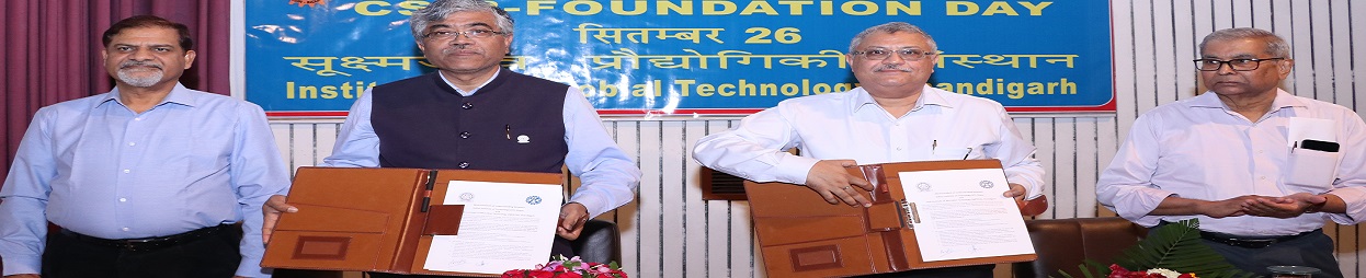 CSIR-IMTECH has signed an MoU with Indian Institute of Technology (IIT) Ropar