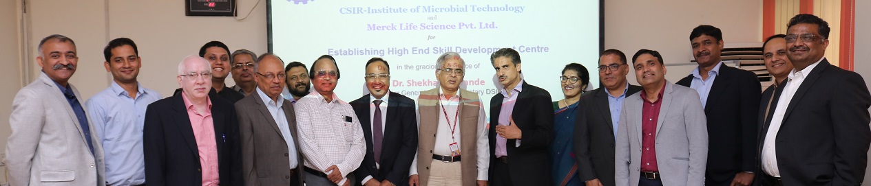 CSIR-IMTECH Signed MoU with Merck to establish a High-End Skill Development Centre
