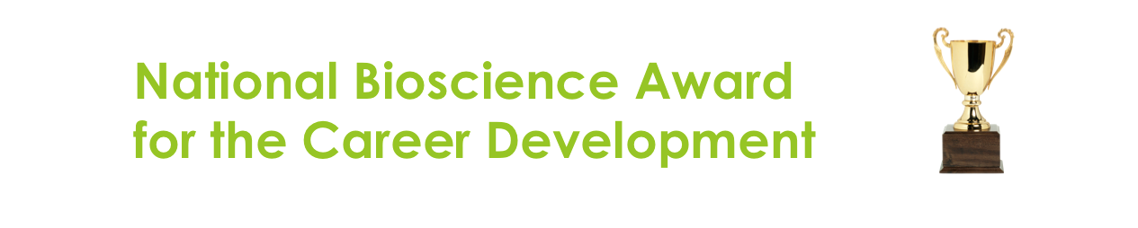 National Bioscience Award for the Career Development