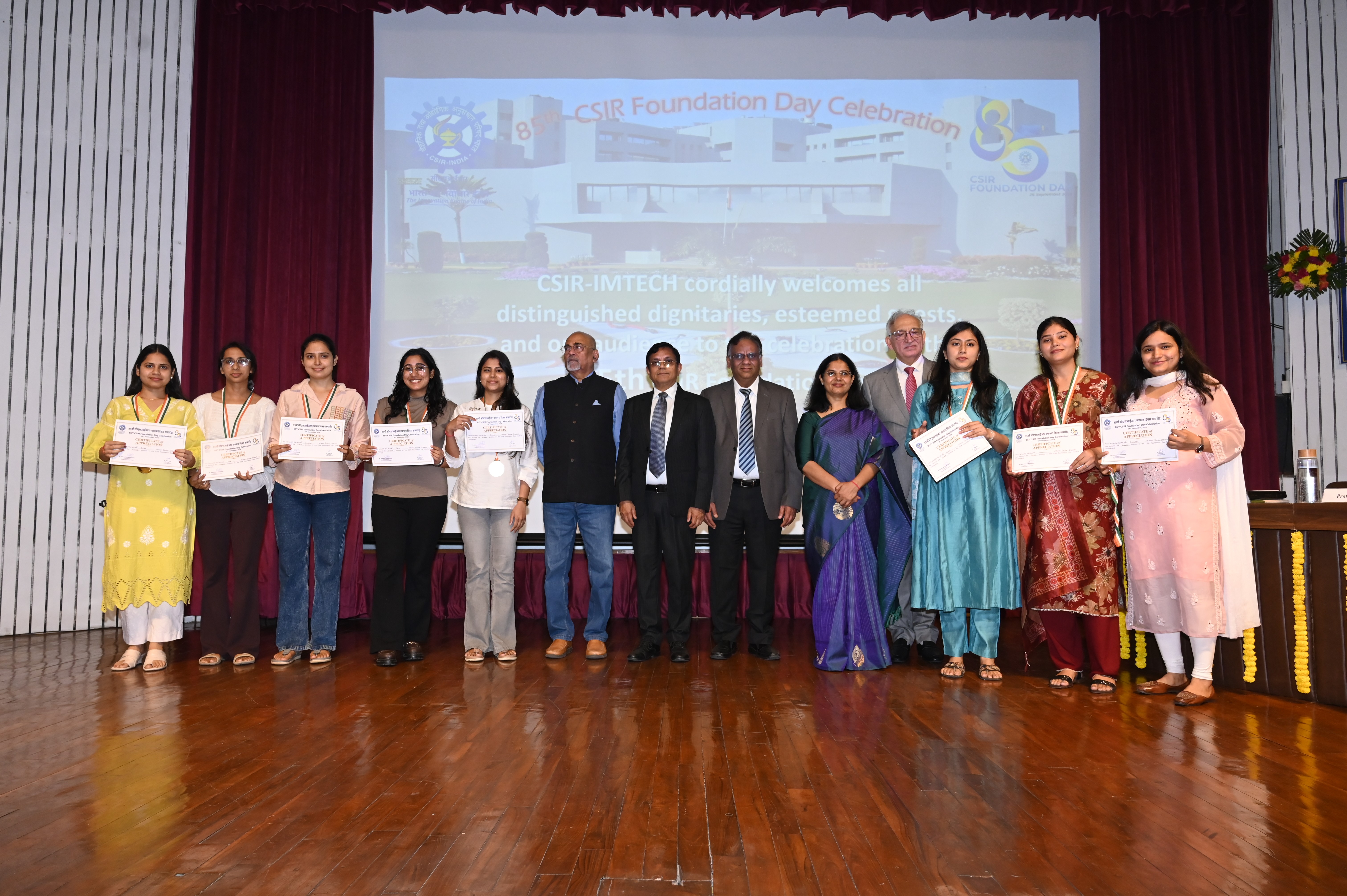 सीएसआईआर-इमटैक  में CSIR का 85वां स्थापना दिवस  समारोह