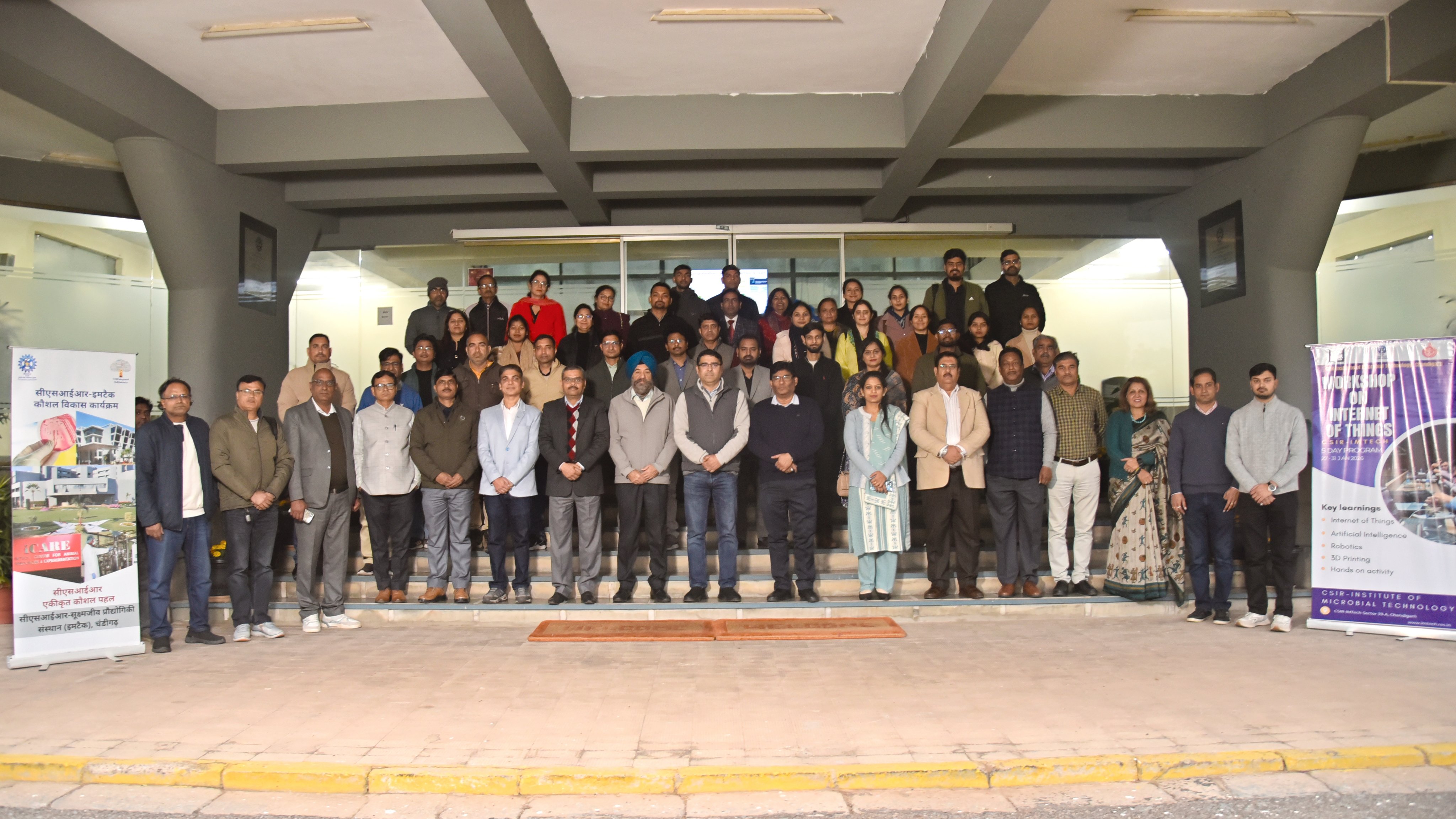 Five-day workshop on the realms of Internet of Things, Artificial Intelligence, Robotics, and Additive Manufacturing